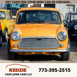 Mini-car-cash for cars-sell-junkyard-Chicago