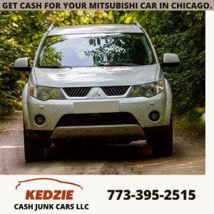 Mitsubishi-car-cash for cars-junkyard-Chicago