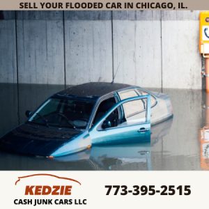 flooded car-sell-cash for car-cash-junkyard-Chicago