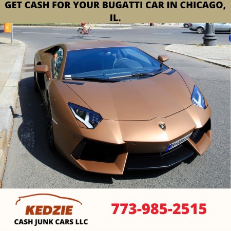 Get cash for your Bugatti car in Chicago, IL.