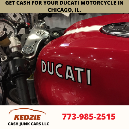 Get cash for your Ducati motorcycle in Chicago, IL.