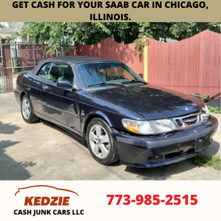 Get cash for your Saab car in Chicago, Illinois.