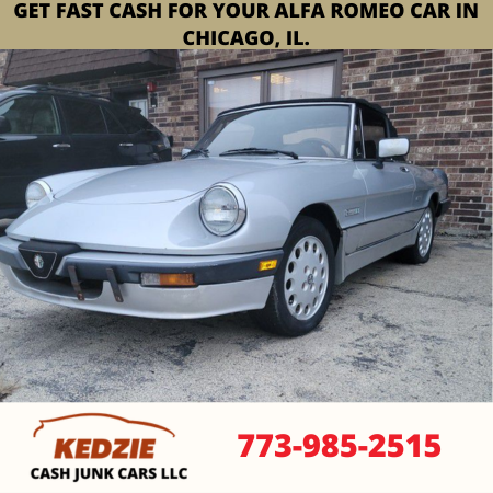 Get fast cash for your Alfa Romeo car in Chicago, IL.